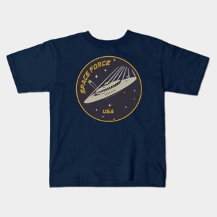 Space Force Mothership Medallion Kids T-Shirt